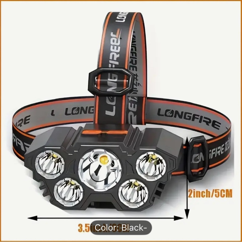 LED Headlamp with USB Charger Included - Picture 14 of 16